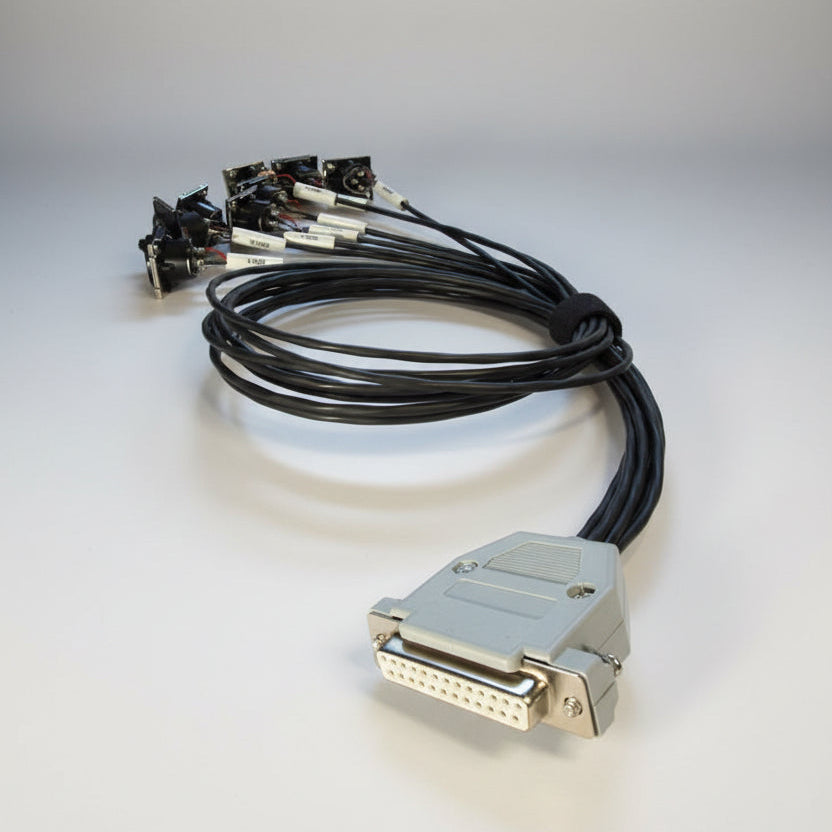 D-Sub to XLR GPO breakout 8x tbv Blackmagic GPIO